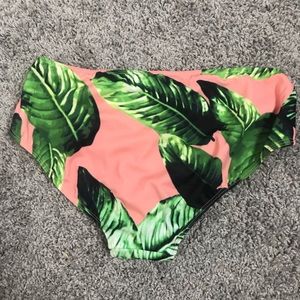 Pink Tropical swimsuit bottoms